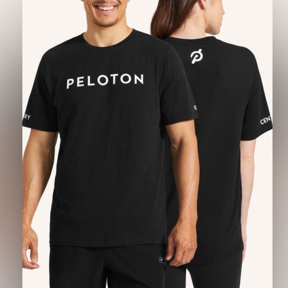 Peloton Century Club 100 Rides Tee Shirt Size Medium Unisex Black